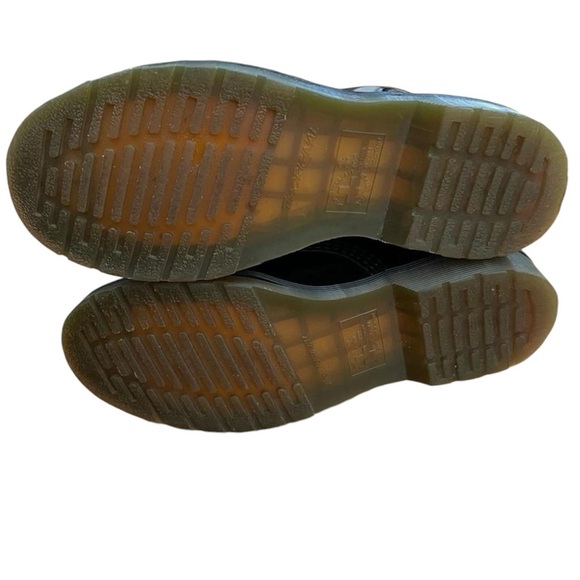 Dr Martens 1460 Black Patent Leather Combat Boots Women Size 8 - Picture 4 of 16